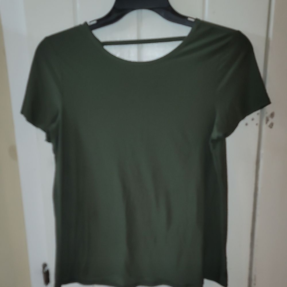 Wonder Nation Fitted Green Short Sleeve T-Shirt